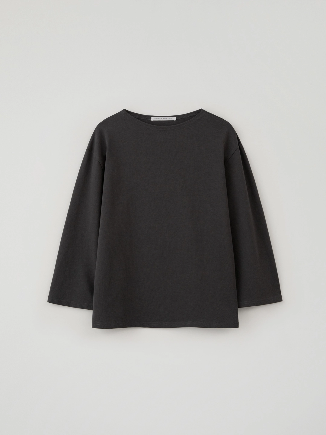 톨로 Essential Cotton Boatneck Tee(Charcoal Gray) 상품 이미지 1