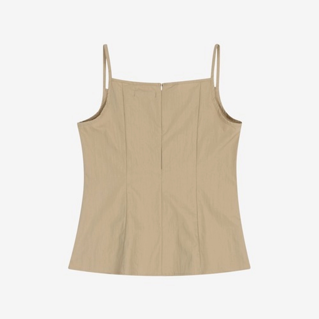 사파리스팟 AUTHENTIC NYLON FRILL SLEEVELESS (BEIGE) 상품 이미지 3