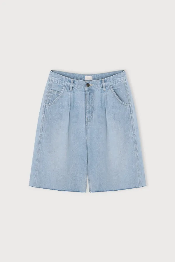 VINTAGE HALF DENIM PANTS