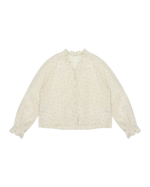 [online exclusive] 26 etienne shirring blouse (ivory)