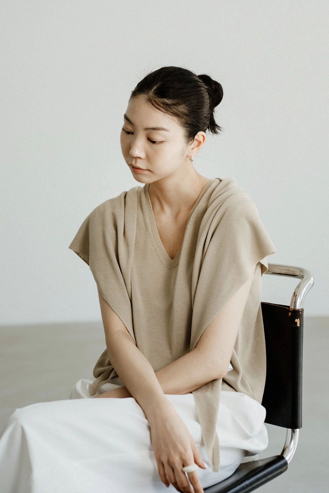 스앨더 39932_Linen-blend vest TW 상품 이미지 2