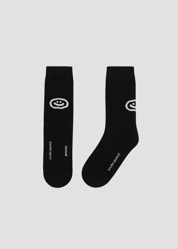 SOCKS FLAT LOVE BLACK