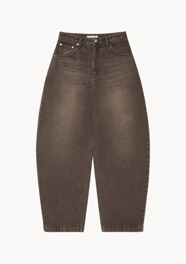 Denver Curved Denim in Brown