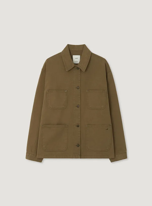 SELK DENIM JACKET_CAMEL