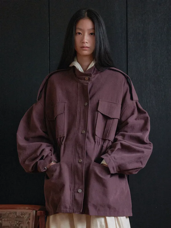 [26FW] Puff Cotton Jacket - Brown