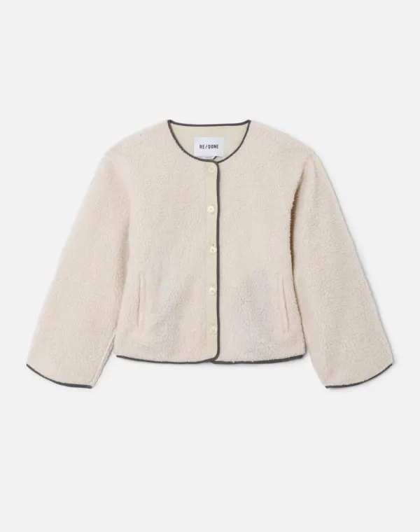 Cocoon Liner Jacket - Vintage White