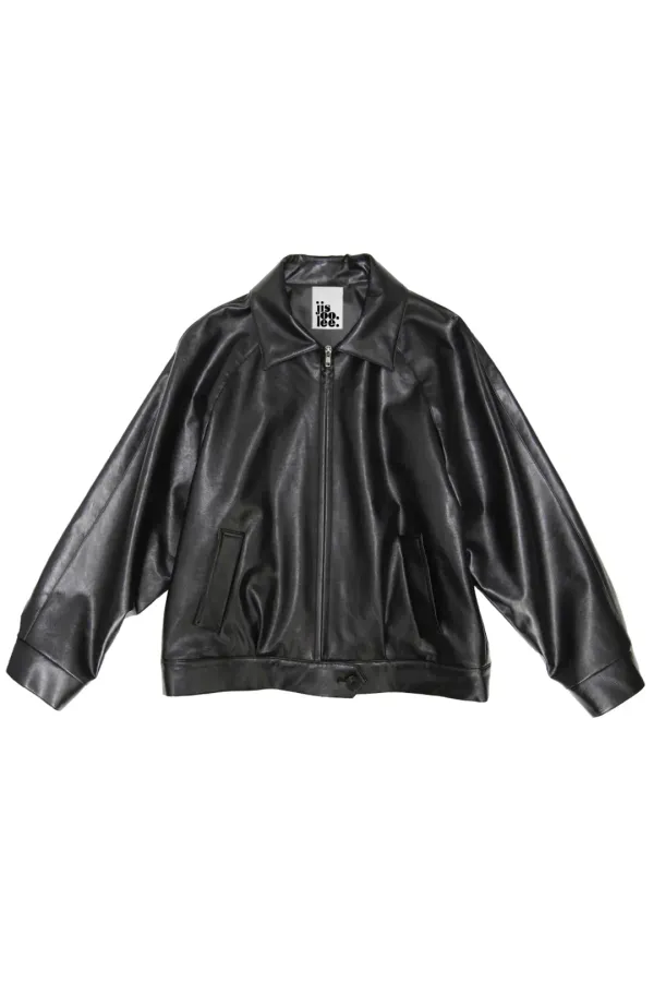 Faux leather jacket