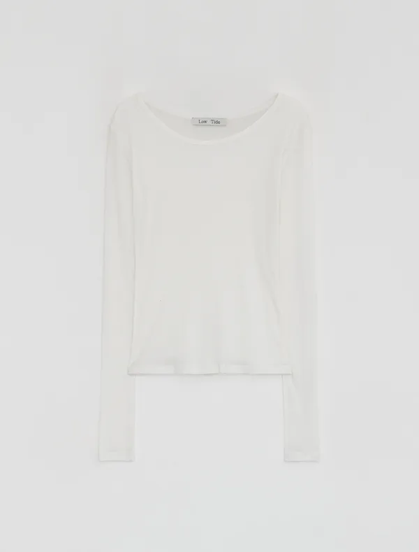 [1st REORDER] LONG SLEEVE T-SHIRT [WHITE]