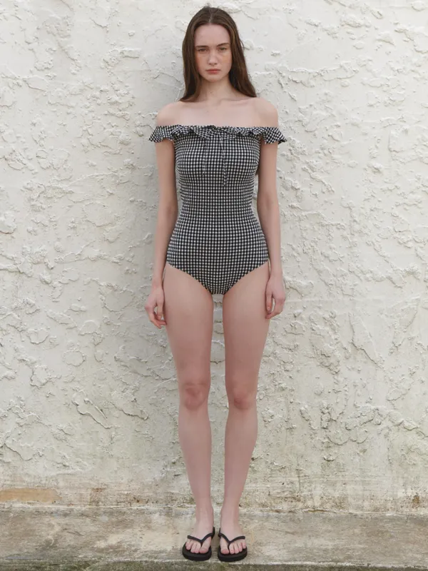 A CHECK MONOKINI_BLACK