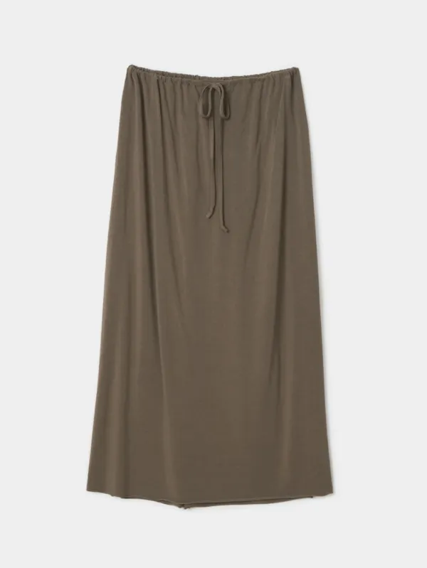4th /Soft Maxi Skirt (brown)