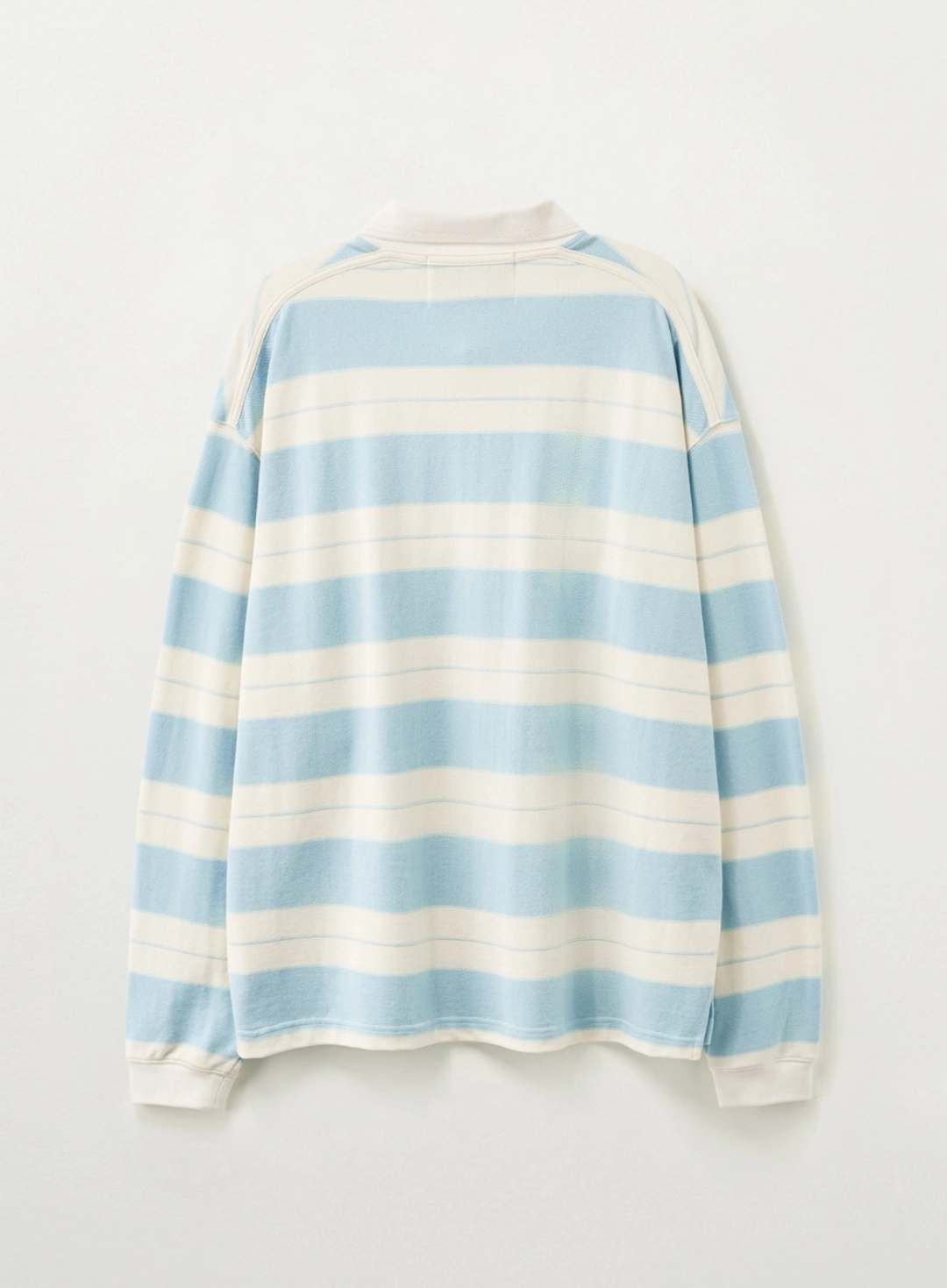 세터 Apero Stripe Pique Long Sleeve - Sky Blue 상품 이미지 2