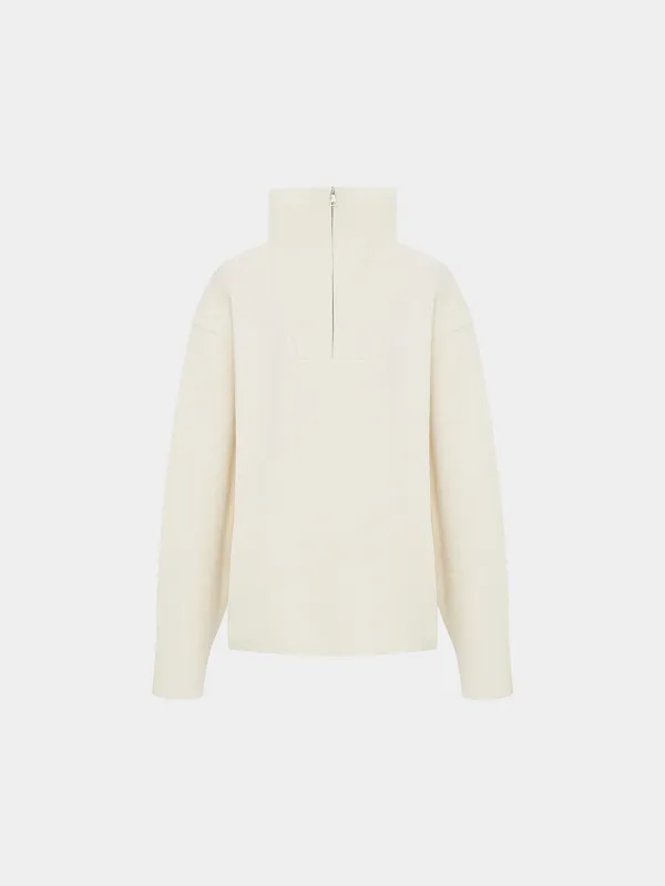 Paulo wool zip-up KN