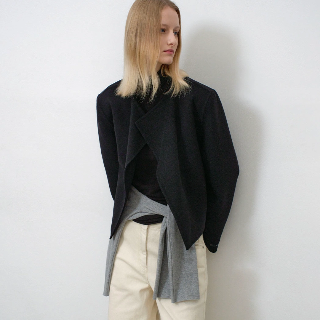 아뜰리에 나인 (JK-3029)HANDMADE SET-UP OPEN JACKET 상품 이미지 2