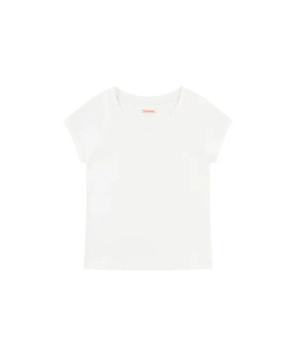 A3594 에센셜 스쿱넥 티셔츠_White