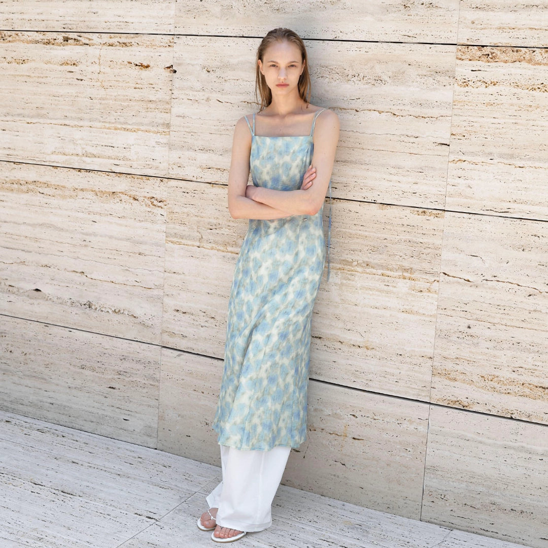 아뜰리에 나인 (OP-6293)ELLIE SLEEVELESS PRINT DRESS 상품 이미지 2