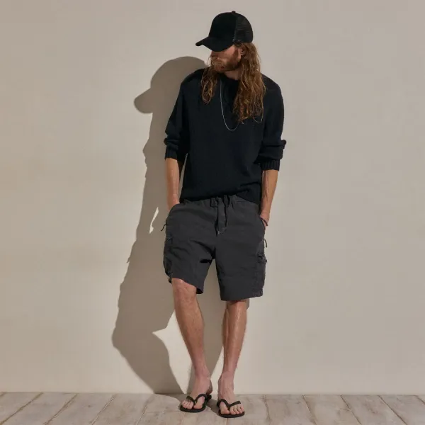 Parachute Linen Cotton Cargo Short - Magma Pigment