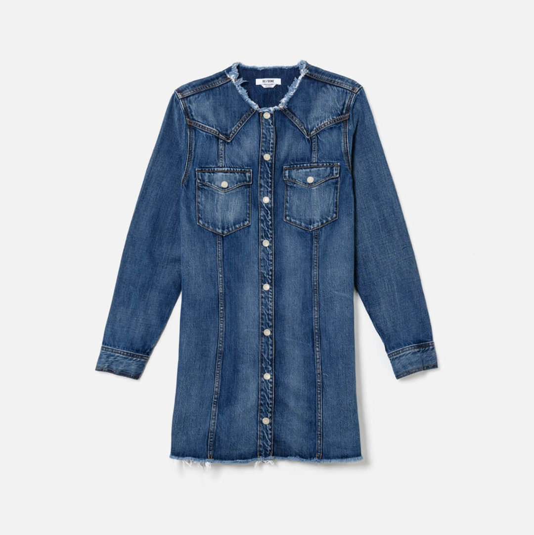 리던 The Riley Mini Dress - Viper Blue 상품 이미지 1