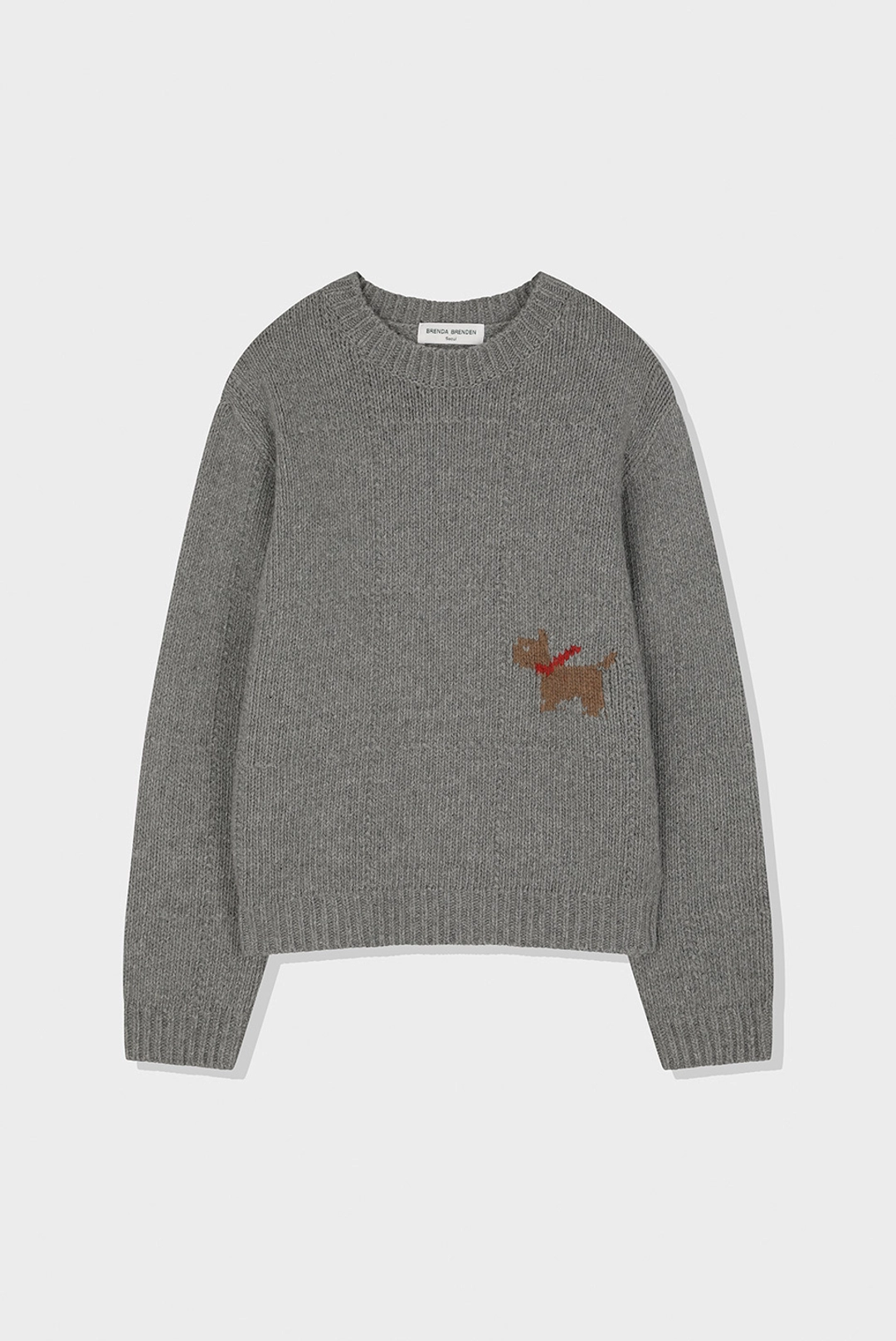 브렌다 브렌든 buddy wool knit - grey 상품 이미지 1