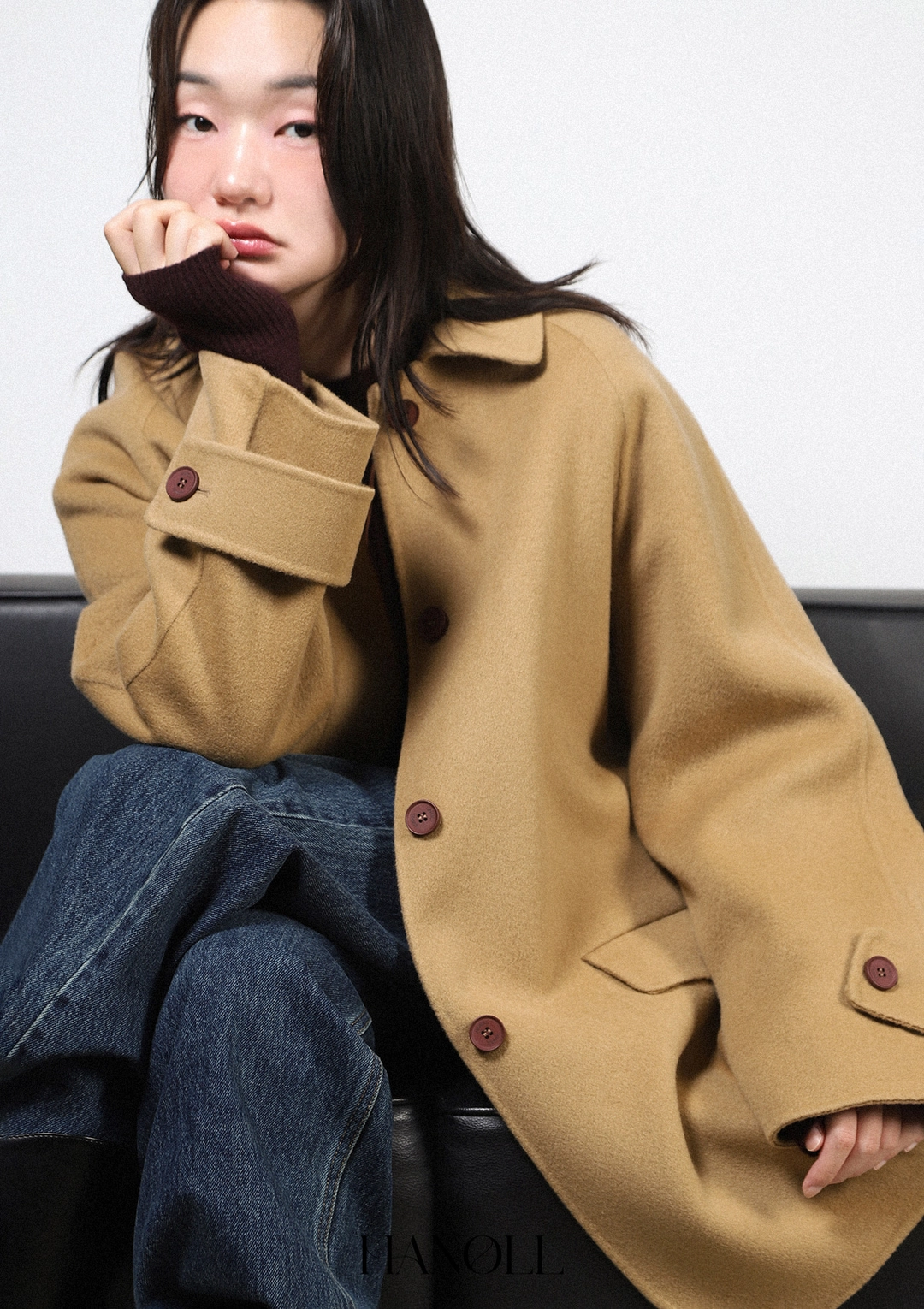 한올 [Handmade] Jade Coat (Beige) 상품 이미지 2