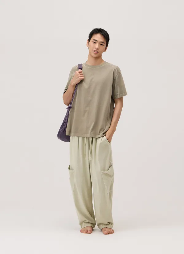 Keras short sleeve_dyed (For Men)_Timber Wolf