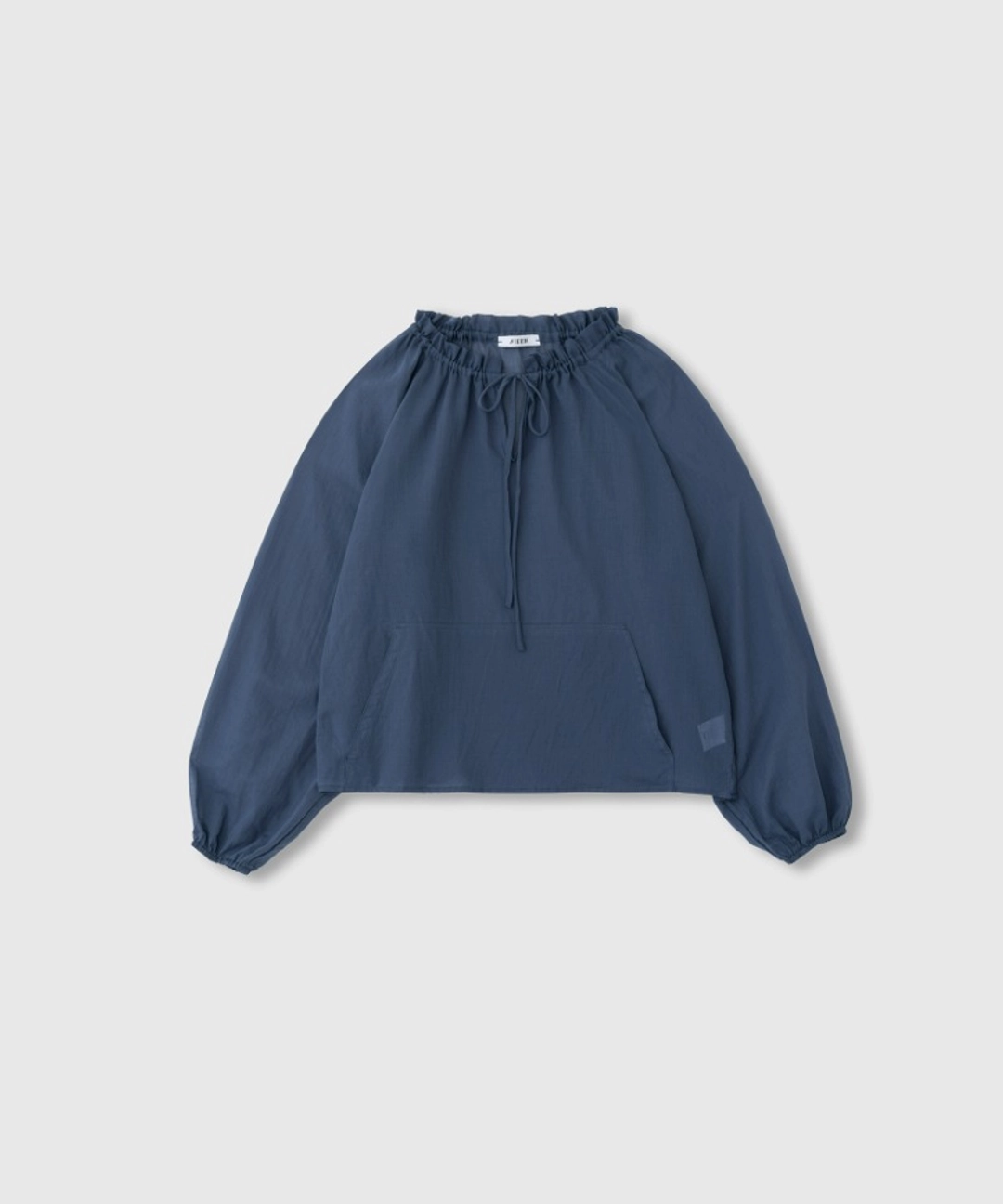 니히 Washed light cotton blouse (Navy) 상품 이미지 1