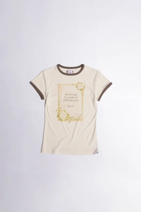 Rose Ringer Tee Raw