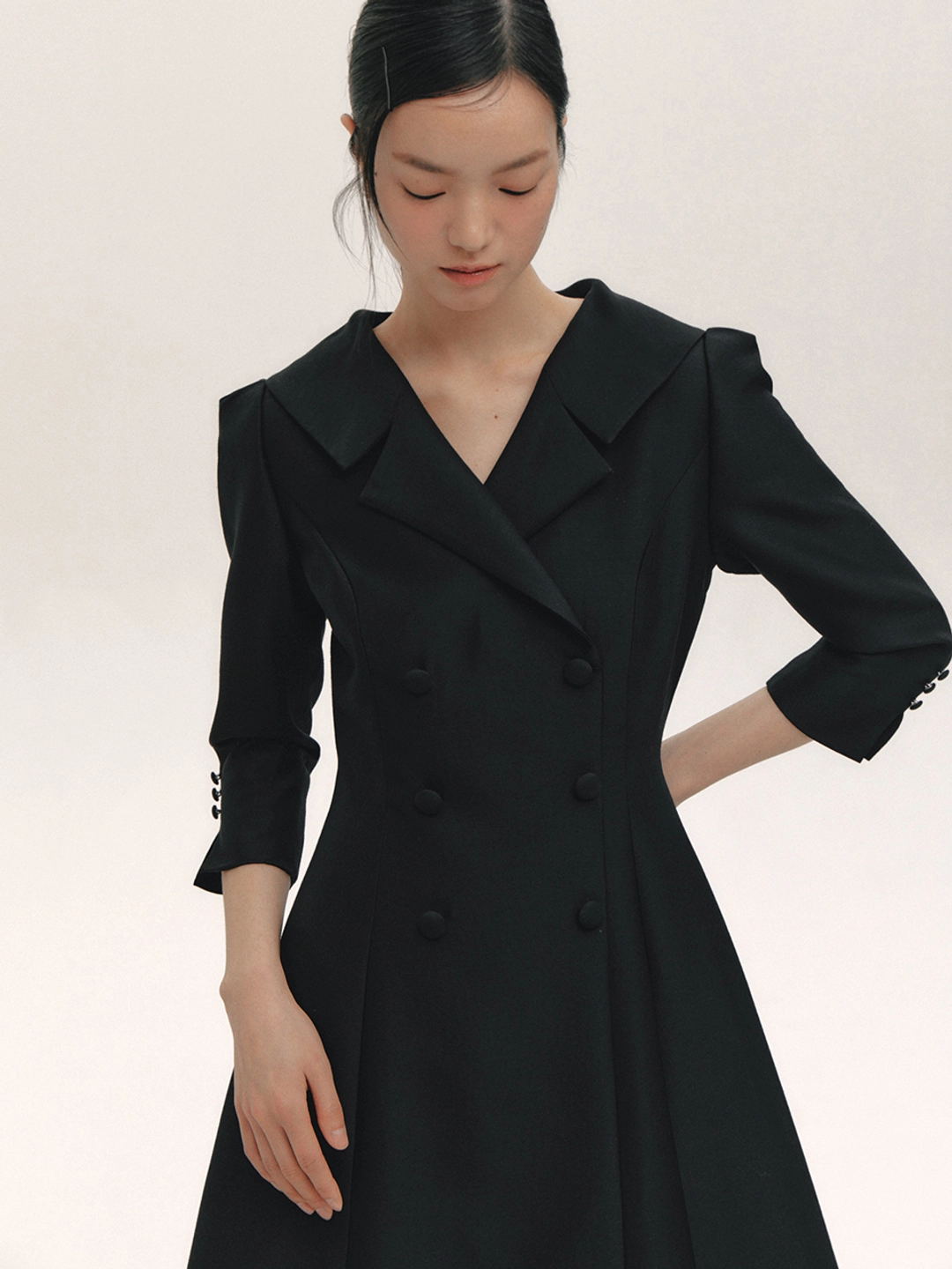 플로움 Silk Sailor Collar Dress(2color) 상품 이미지 2
