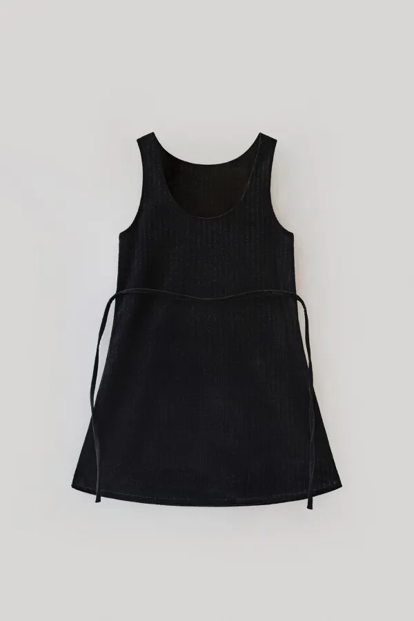 Cole corduroy dress (black)