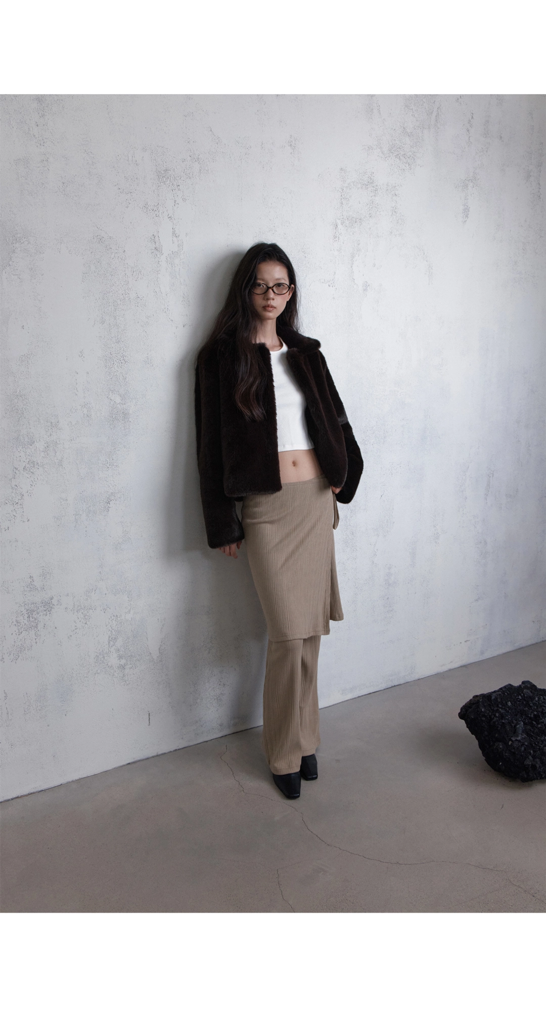 오디에스 [Set] Pair Layer Pants (Natural Beige) 상품 이미지 3