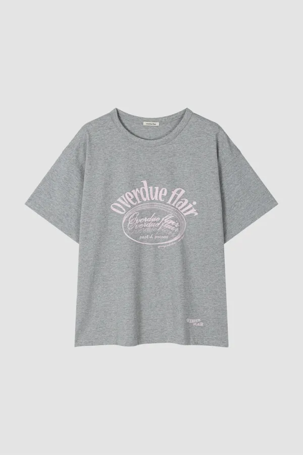 OVERDUE BOXY T_MELANGE GREY