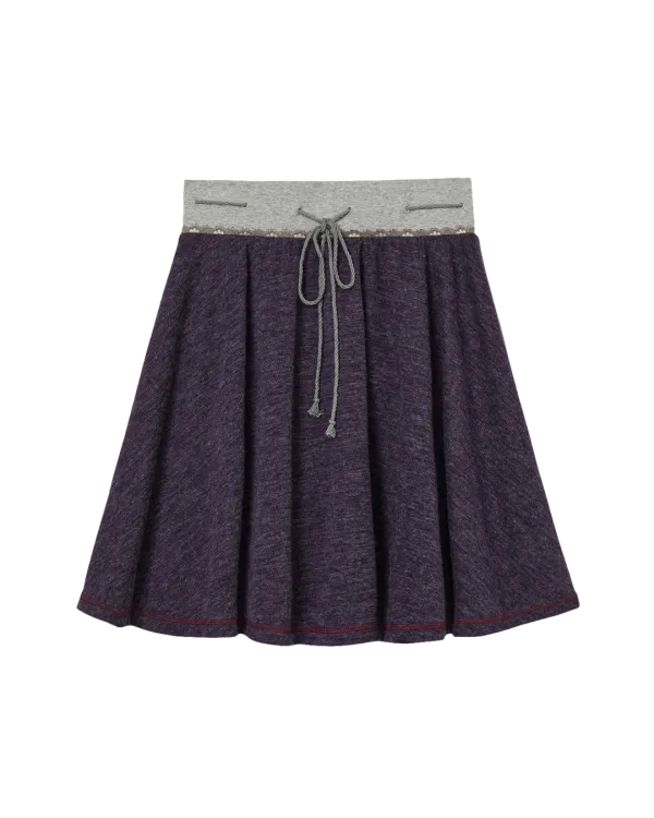 STRING LACE SKIRT [PURPLE]