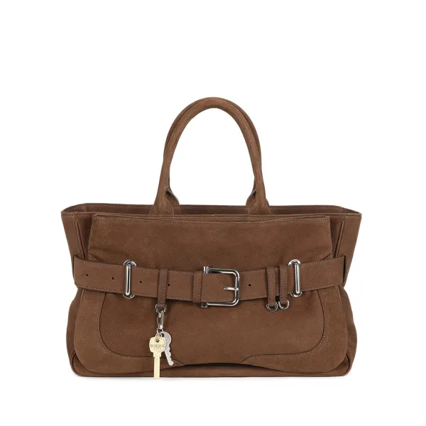 TOTE BROCLE [NUBUCK BROWN]