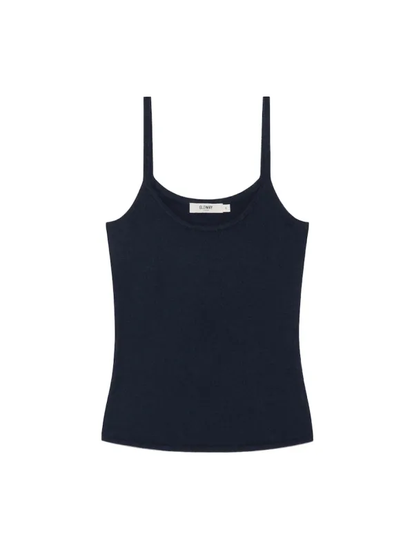 [2nd] G CLASSIC KNIT CAMISOLE (NAVY)