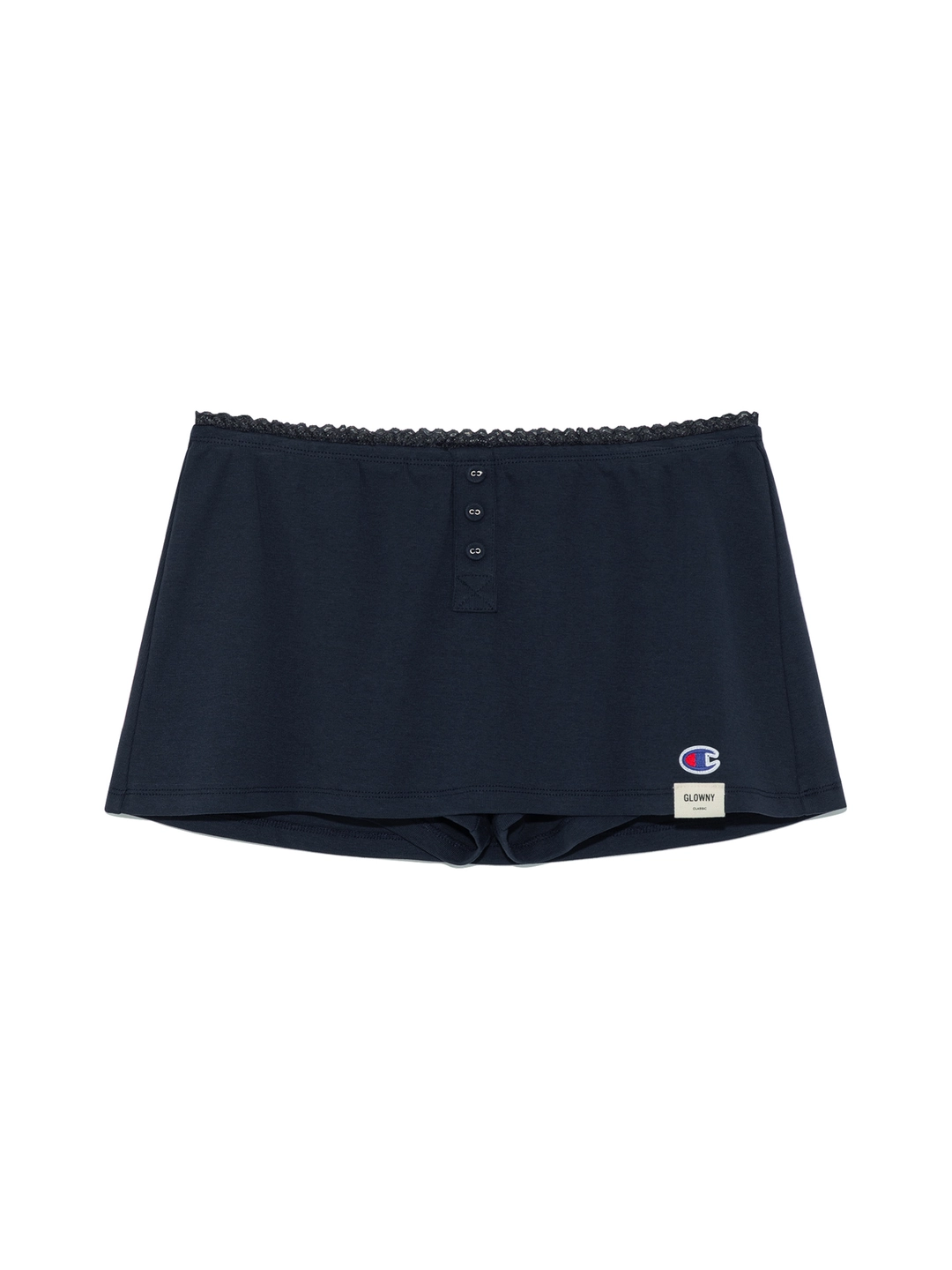글로니 GLOWNY x Champion MINI SKIRT (NAVY) 상품 이미지 1