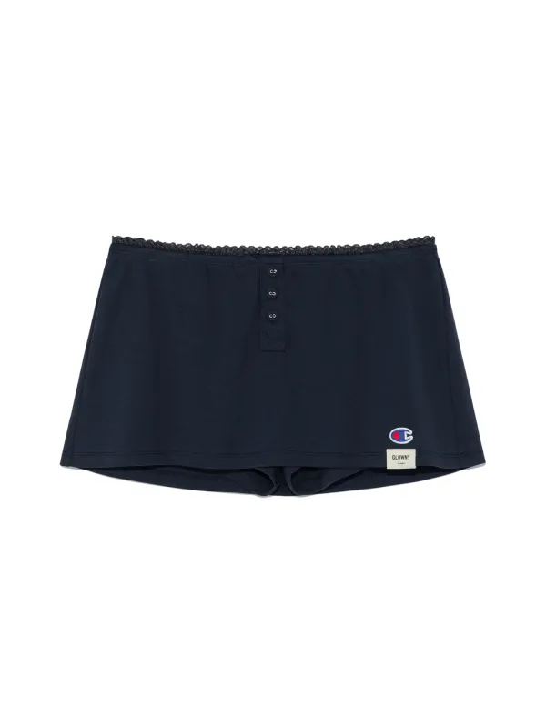 GLOWNY x Champion MINI SKIRT (NAVY)