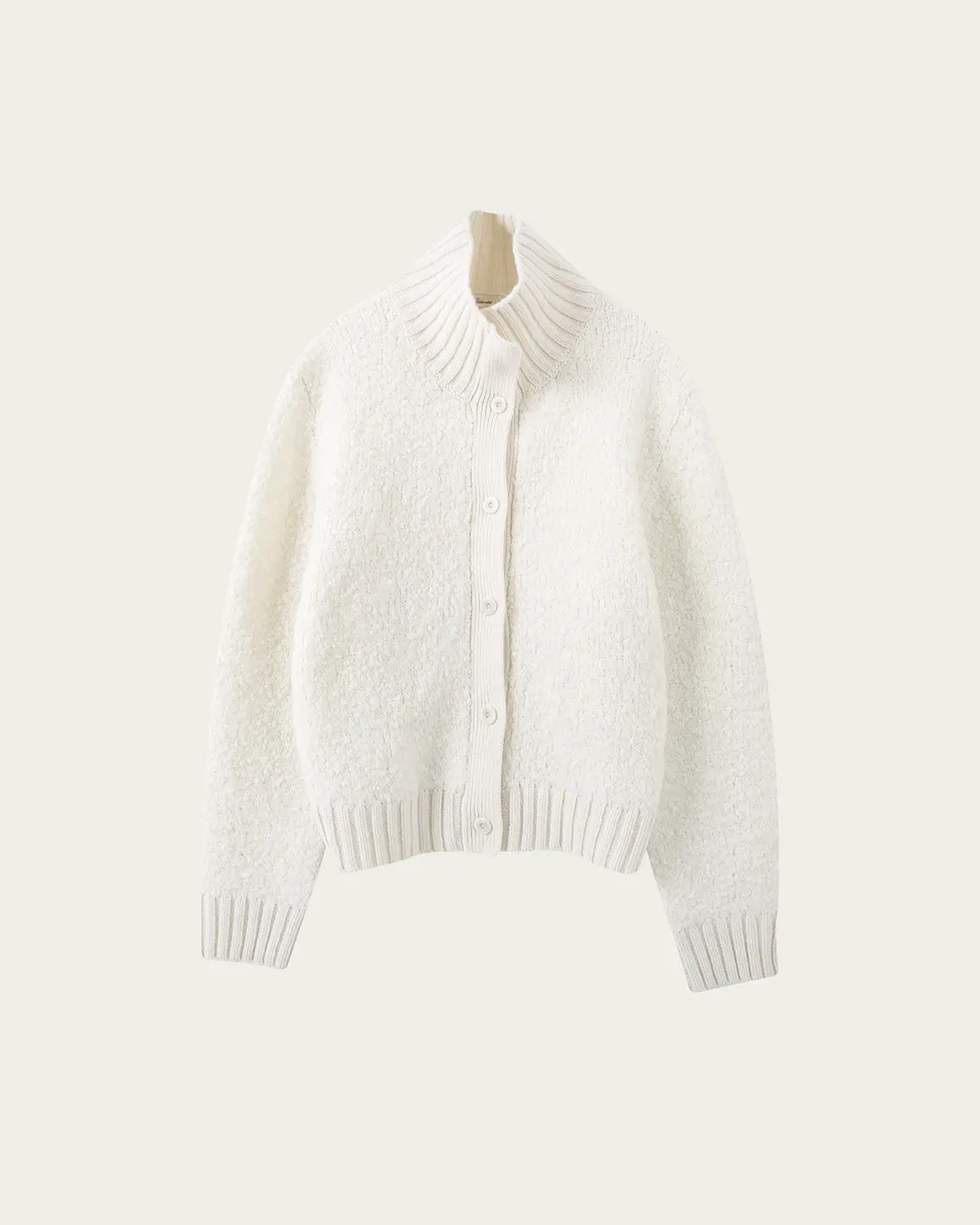 Boucle Snow Cardigan - Ivory