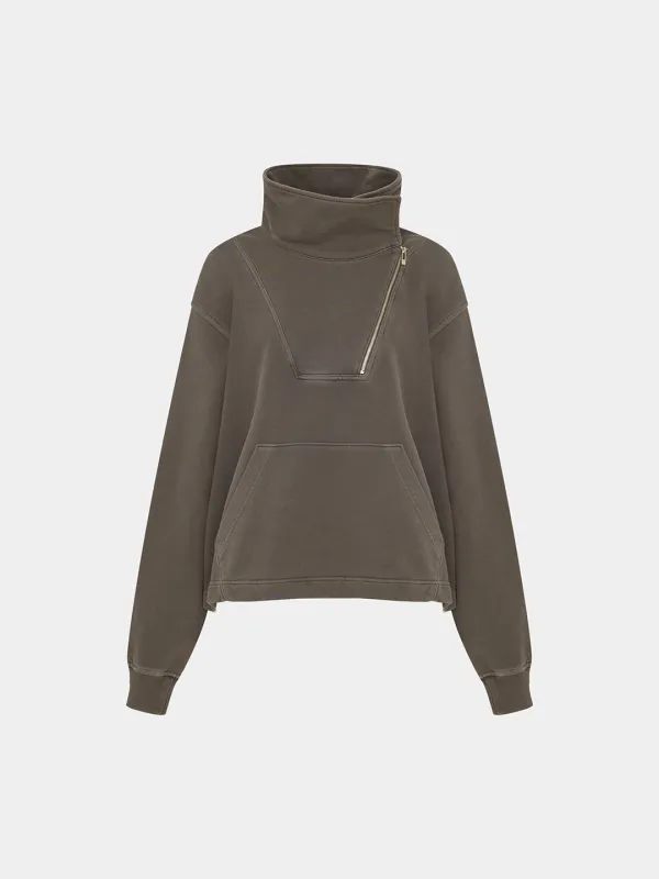Avery high-neck oversized Anorak