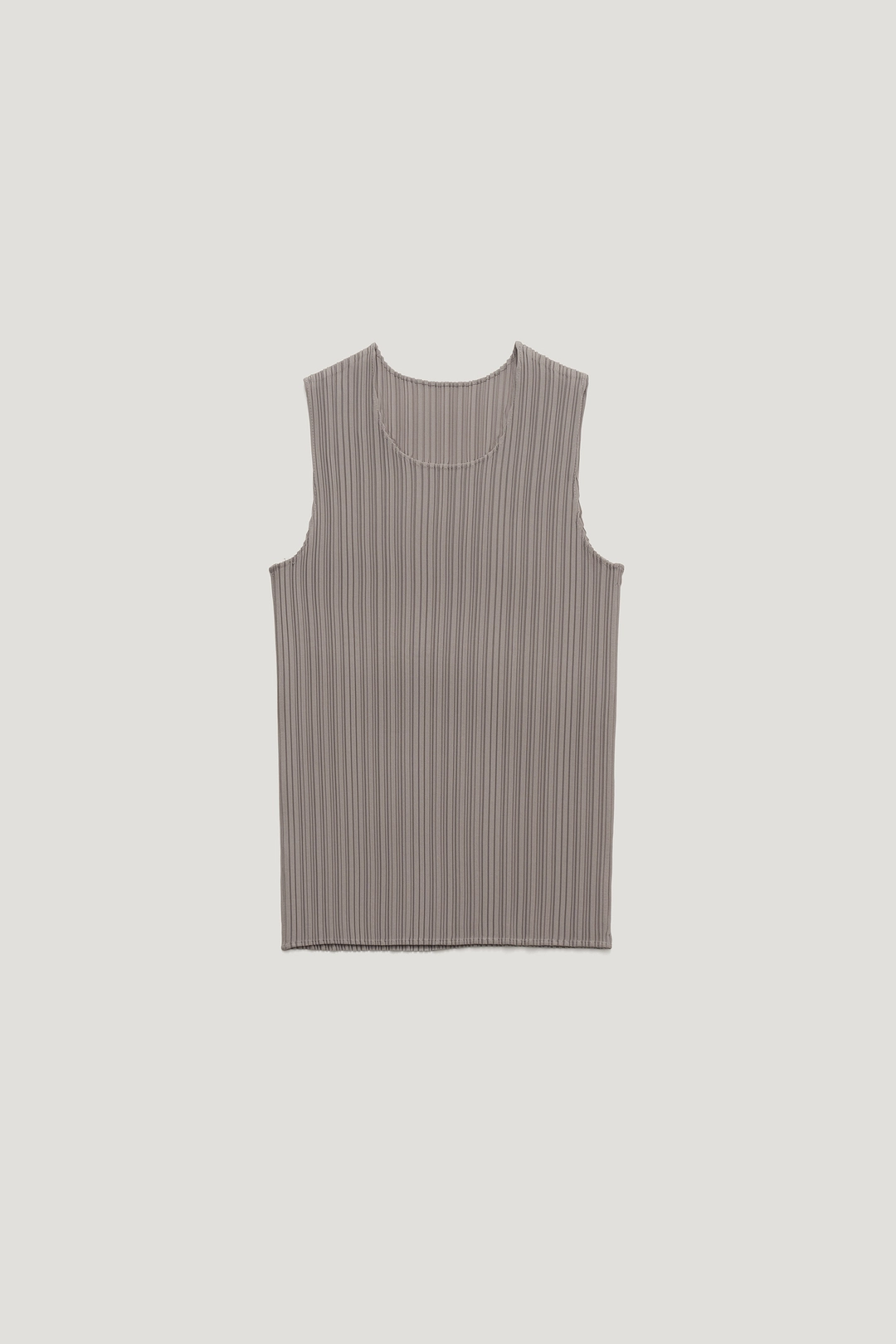 PLEATS SLEEVELESS_MINERAL GRAY