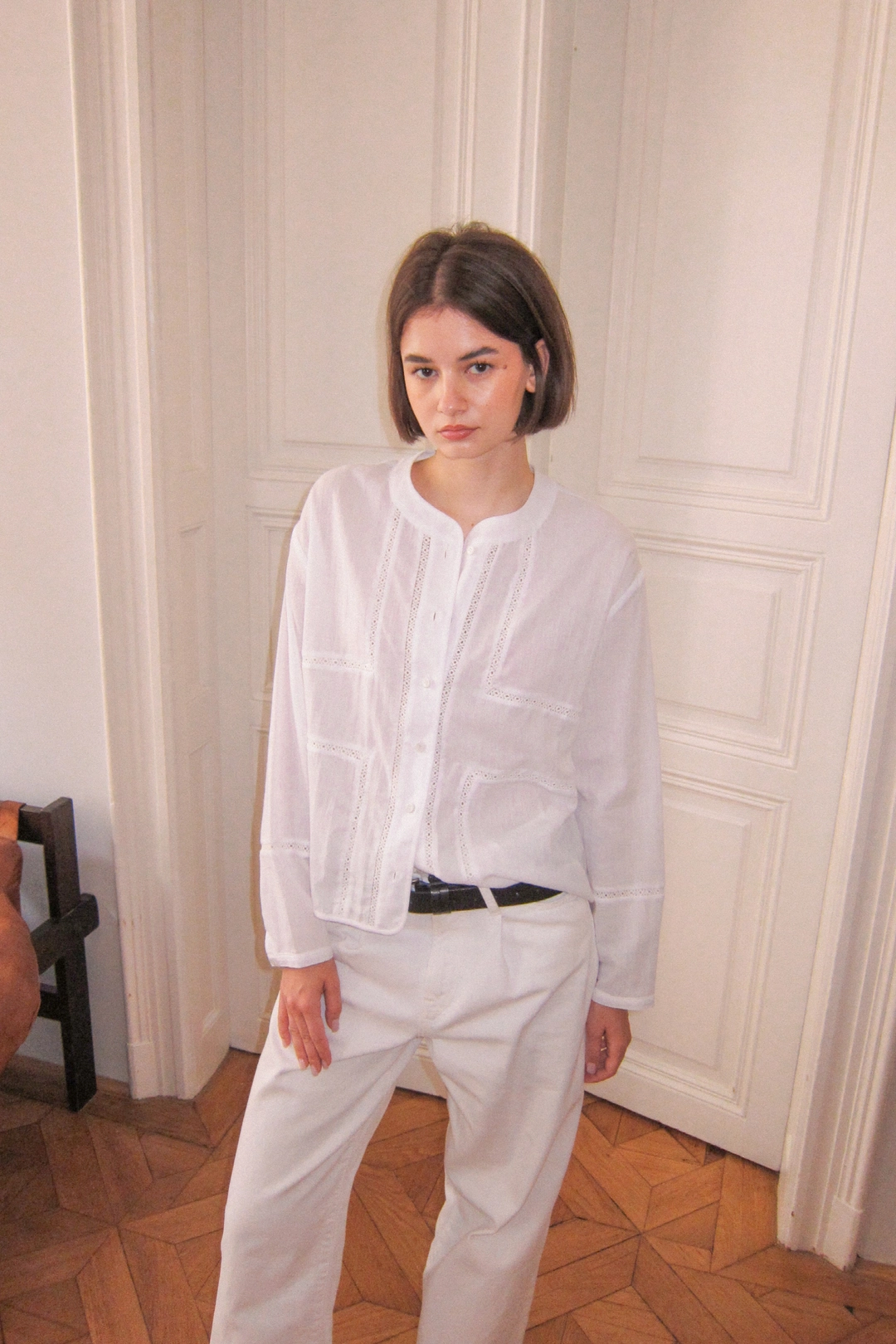 하케쉬 Lune Blouse_White 상품 이미지 2