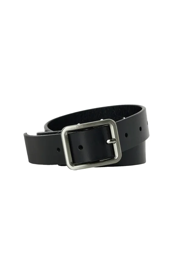 LEATHER BELT (BLACK)