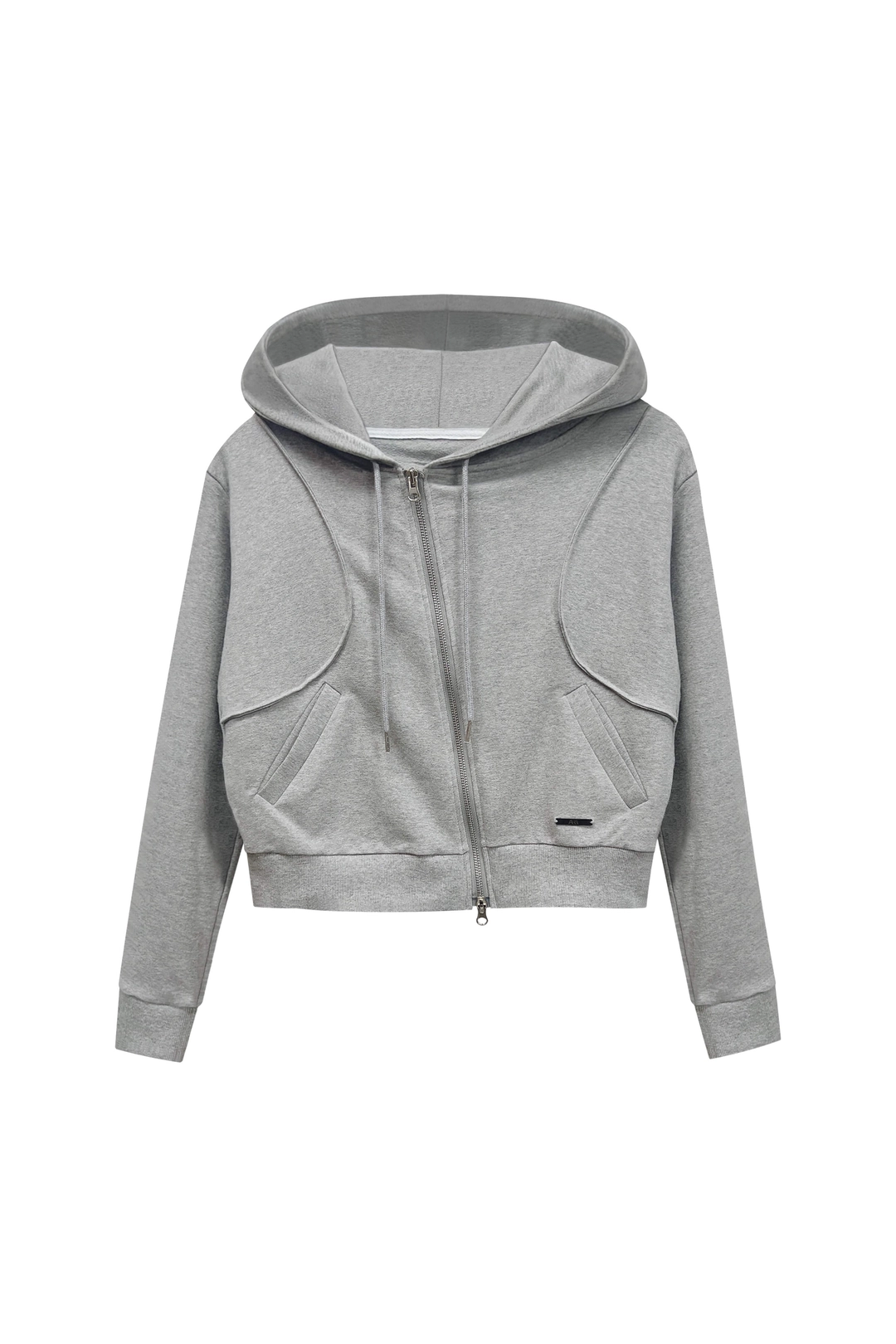 아리 SILENT MIRAGE CROP HOOD ZIP-UP / MELANGE 상품 이미지 1