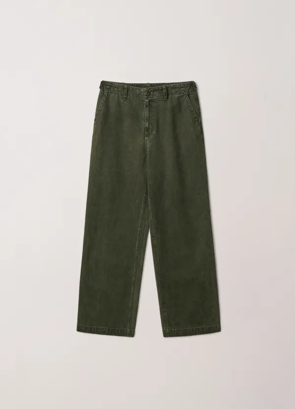 Soft Brushed Chino Pants (Khaki)