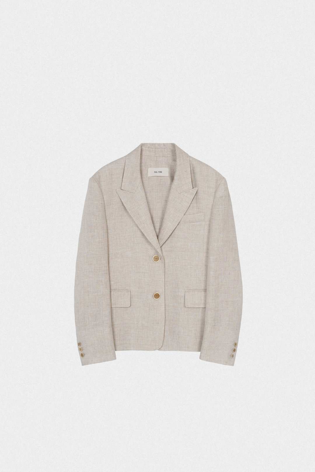 스앨더 25007_Oat Linen Blazer 상품 이미지 1