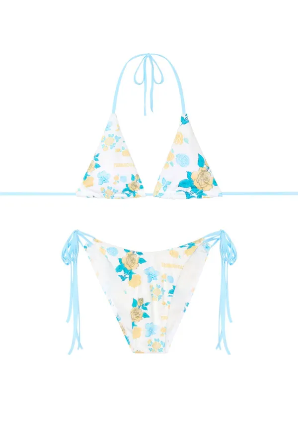 ROSE STENCIL BIKINI (YELLOW)