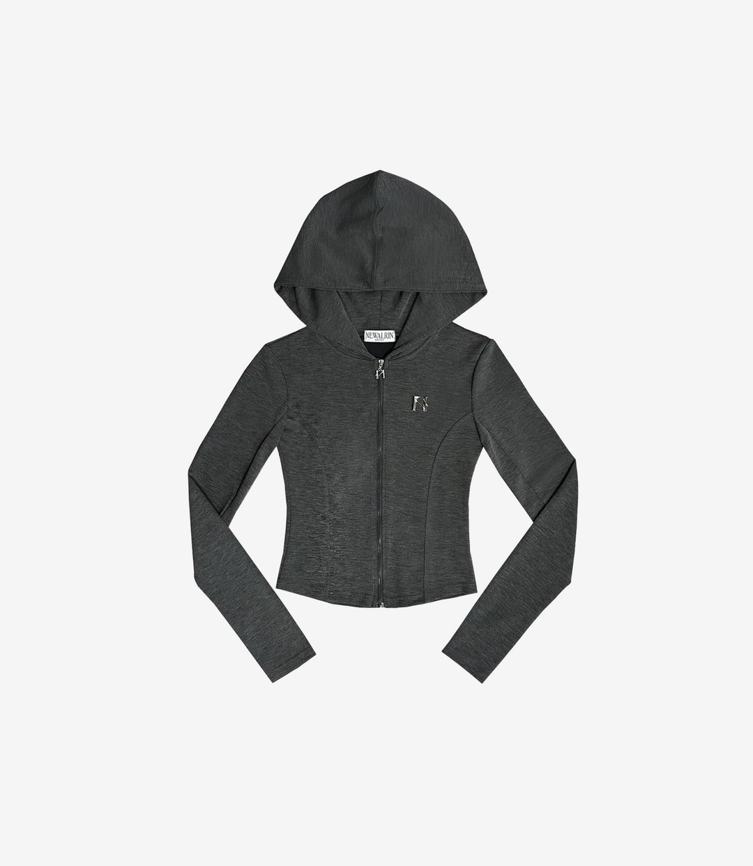 뉴얼린 Julie Line Emblem Hoodie Zip-Up 상품 이미지 2
