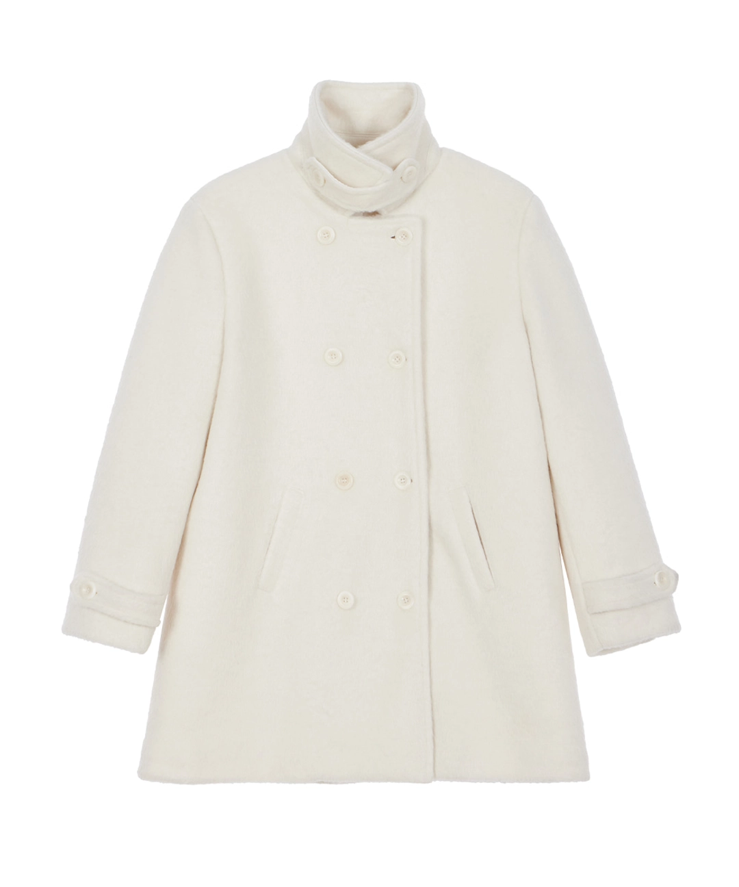 로제프란츠 Two-button Wool Half Coat [Ivory] 상품 이미지 3