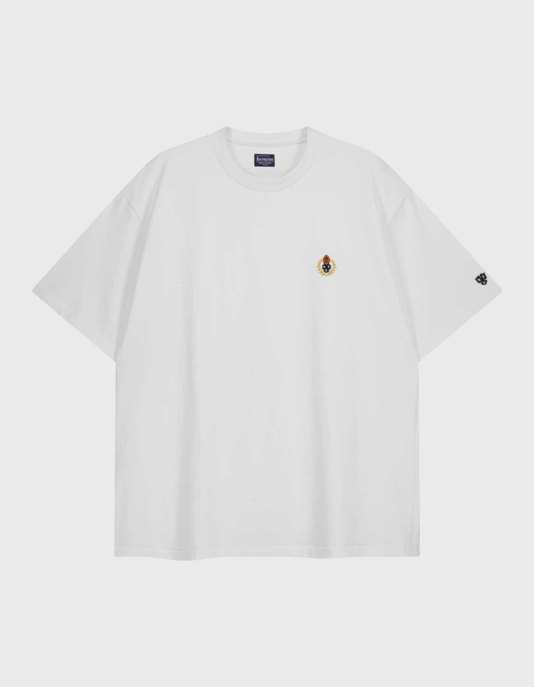 헤리티지플로스 CREST 20S COMPACT YARN T-SHIRT / White 상품 이미지 1