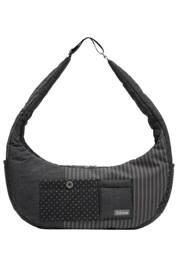 PATCHWORK CROSSBODY BAG_CHARCOAL
