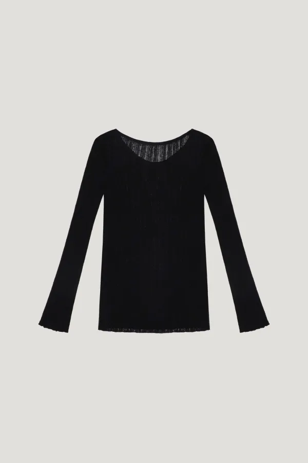 Velin Long Knit (black)