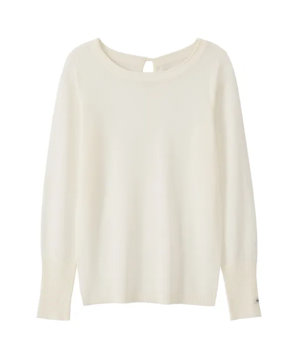 Dewy Long Sleeve Knit-Ivory